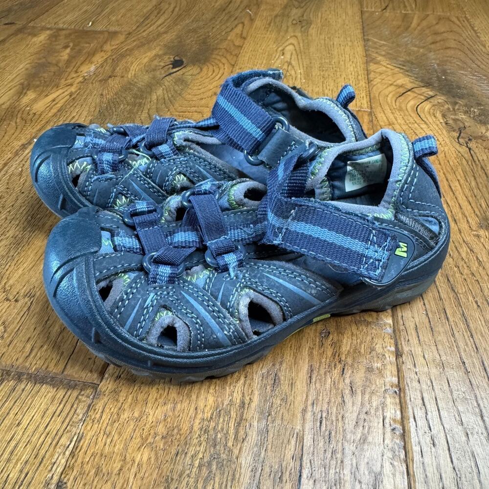 Merrell Hydro H2O Hiker Sandals Toddler Size 10W Blue Sport Water Shoes
